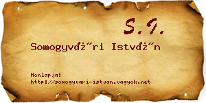 Somogyvári István névjegykártya